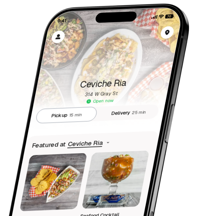 Ceviche Ria app preview